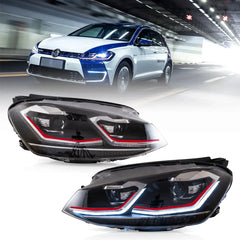 Tuning VW Golf MK7.5 (2018–2021) Front Projector Headlights