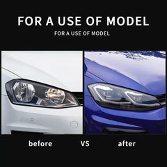 Tuning VW Golf MK7.5 (2018–2021) Front Projector Headlights