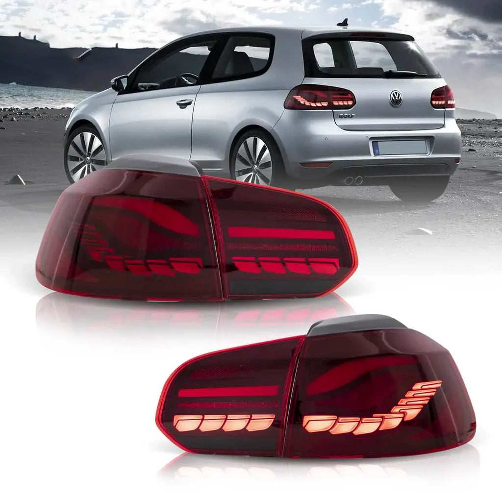 Tuning zadné OLED svetlá VW Golf 6 (2008–2014) Dragon Scale