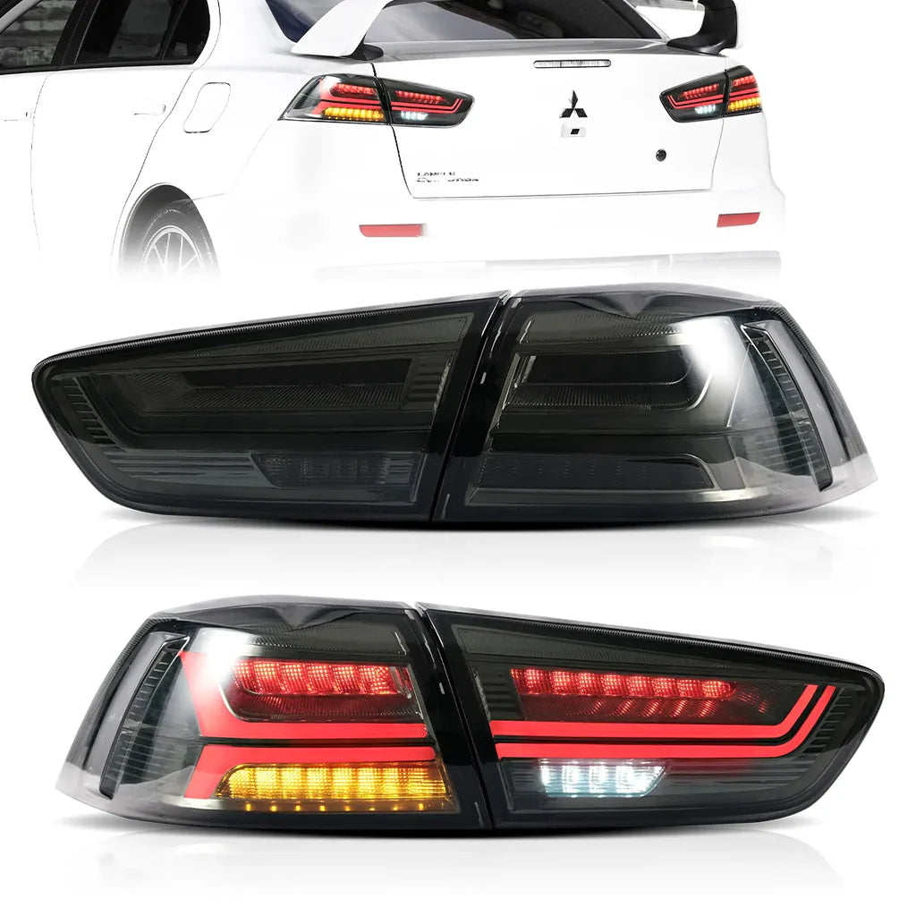 Tuning zadné LED svetlá Mitsubishi Lancer / Evo X (2008–2017) sekvenčné