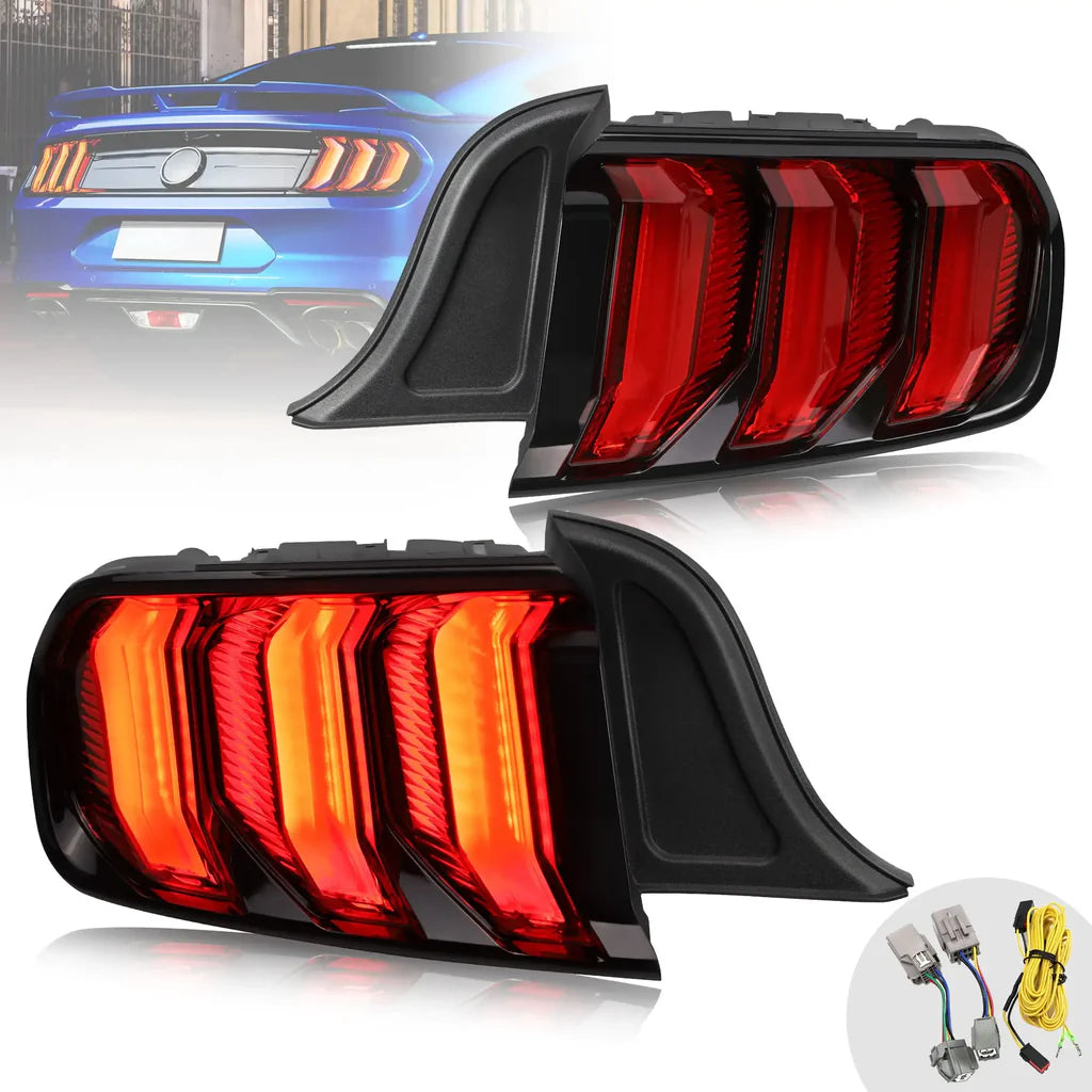 Ford Mustang S550 (2015–2023) LED Taillights – Sequential