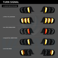 Ford Mustang S550 (2015–2023) LED Taillights – Sequential