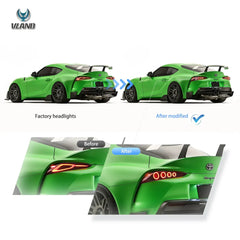 Tuning rear LED lights Toyota GR Supra A90/A91 (2019–2024) animation