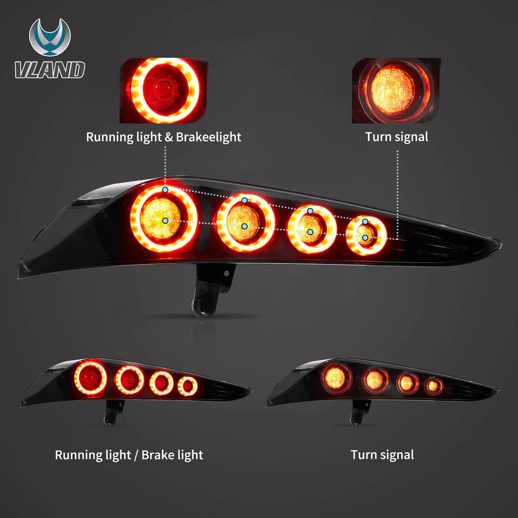 Tuning zadné LED svetlá Toyota GR Supra A90/A91 (2019–2024) animácia