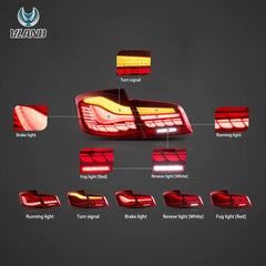 BMW 5 Series F10 / F18 / M5 (2011–2017) Rear OLED Tail Lights – CS Style