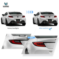 Tuning rear LED lights Toyota GR86 / Subaru BRZ (2021–2024) animation
