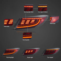Tuning rear LED lights Toyota GR86 / Subaru BRZ (2021–2024) animation