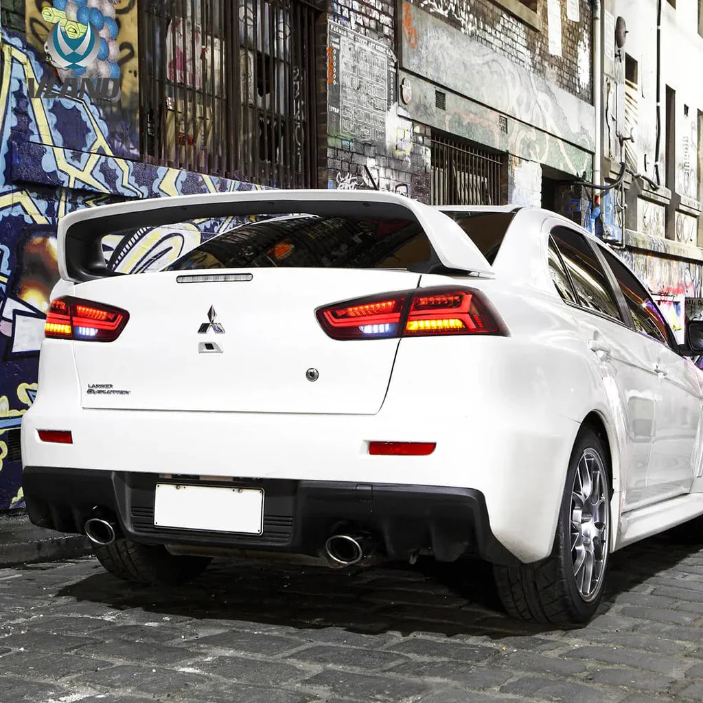 Tuning zadné LED svetlá Mitsubishi Lancer / Evo X (2008–2017) sekvenčné