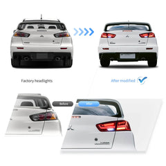 Tuning Rear LED Lights Mitsubishi Lancer / Evo X (2008–2017) Sequential
