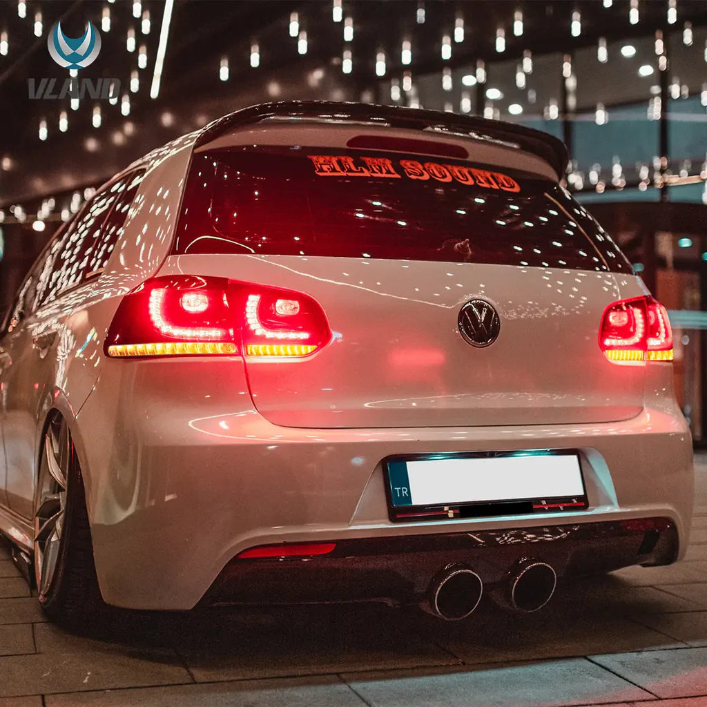 Tuning zadné LED svetlá VW Golf 6 (2008–2012) sekvenčné