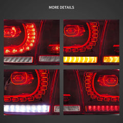 Tuning rear LED lights VW Golf 6 (2008–2012) sequential