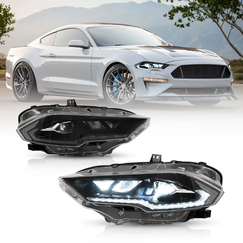 Predné LED projektorové svetlá Ford Mustang S550 (2018–2022)