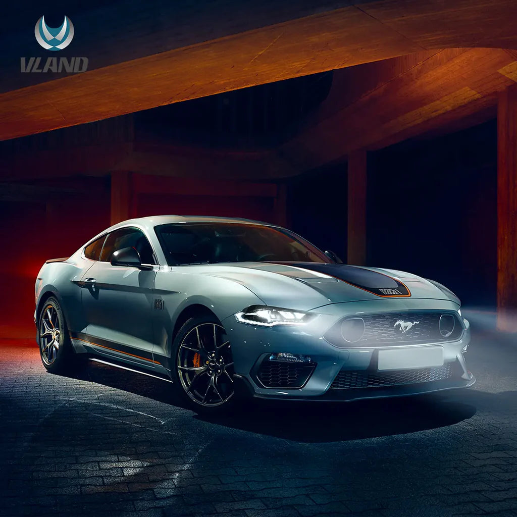 Predné LED projektorové svetlá Ford Mustang S550 (2018–2022)