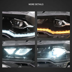 Ford Mustang S550 (2018–2022) Front LED Projector Headlights