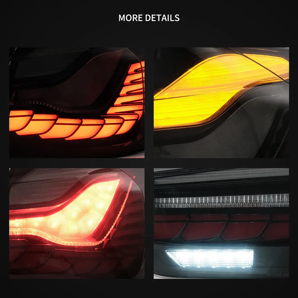 Zadné OLED svetlá BMW 3 Series F30 / M3 F80 (2012–2019) – GTS štýl