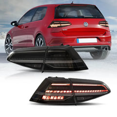 Tuning zadné LED svetlá VW Golf MK7 / MK7.5 (2013–2021) sekvenčné