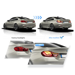 BMW 4 Series F32 / F33 / F36 / M4 F82 F83 (2014–2020) LED Tail Lights – GTS Style