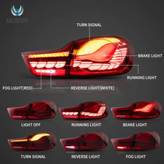 BMW 4 Series F32 / F33 / F36 / M4 F82 F83 (2014–2020) LED Tail Lights – GTS Style