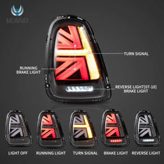 Tuning Rear LED Lights Mini Cooper R56/R57/R58/R59 (2007–2013) Union Jack