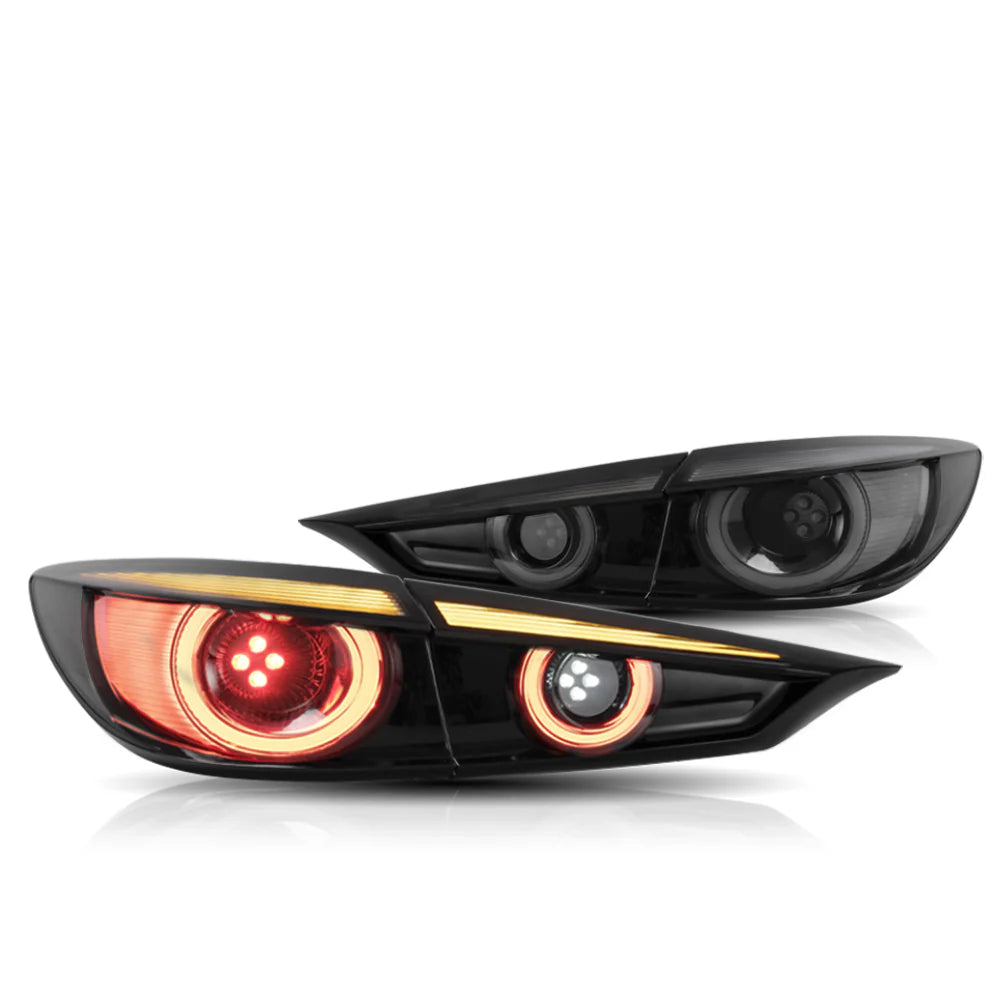 Tuning zadné LED svetlá Mazda 3 Sedan (2014–2018) sekvenčné