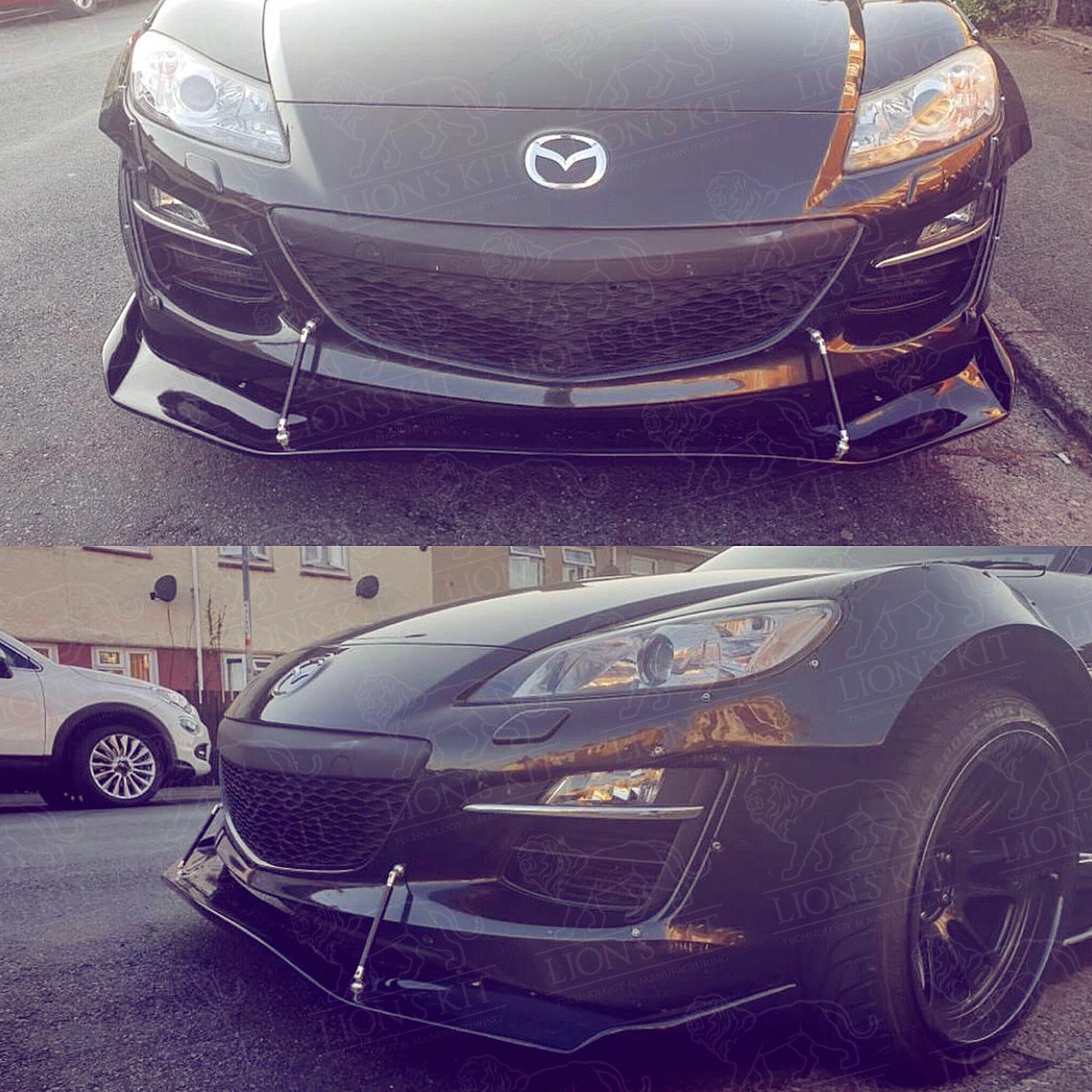 Predný splitter nárazníka R2/R3 Mazda RX-8 SE3P S2 2008–2012