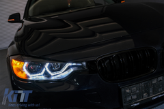 Angel Eyes svetlá BMW F30 F31 (2011-2015) Halogen – LED DRL, H7, E6