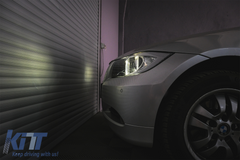 Angel Eyes lights BMW E90 E91 (2005-2011) black – LED parking lights