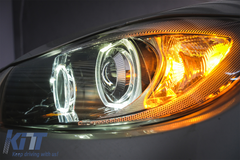 Angel Eyes lights BMW E90 E91 (2005-2011) black – LED parking lights