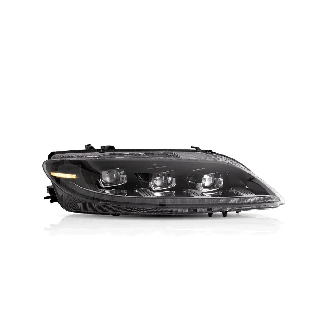 Tuning front LED headlights Mazda 6 (2003–2008) projector type