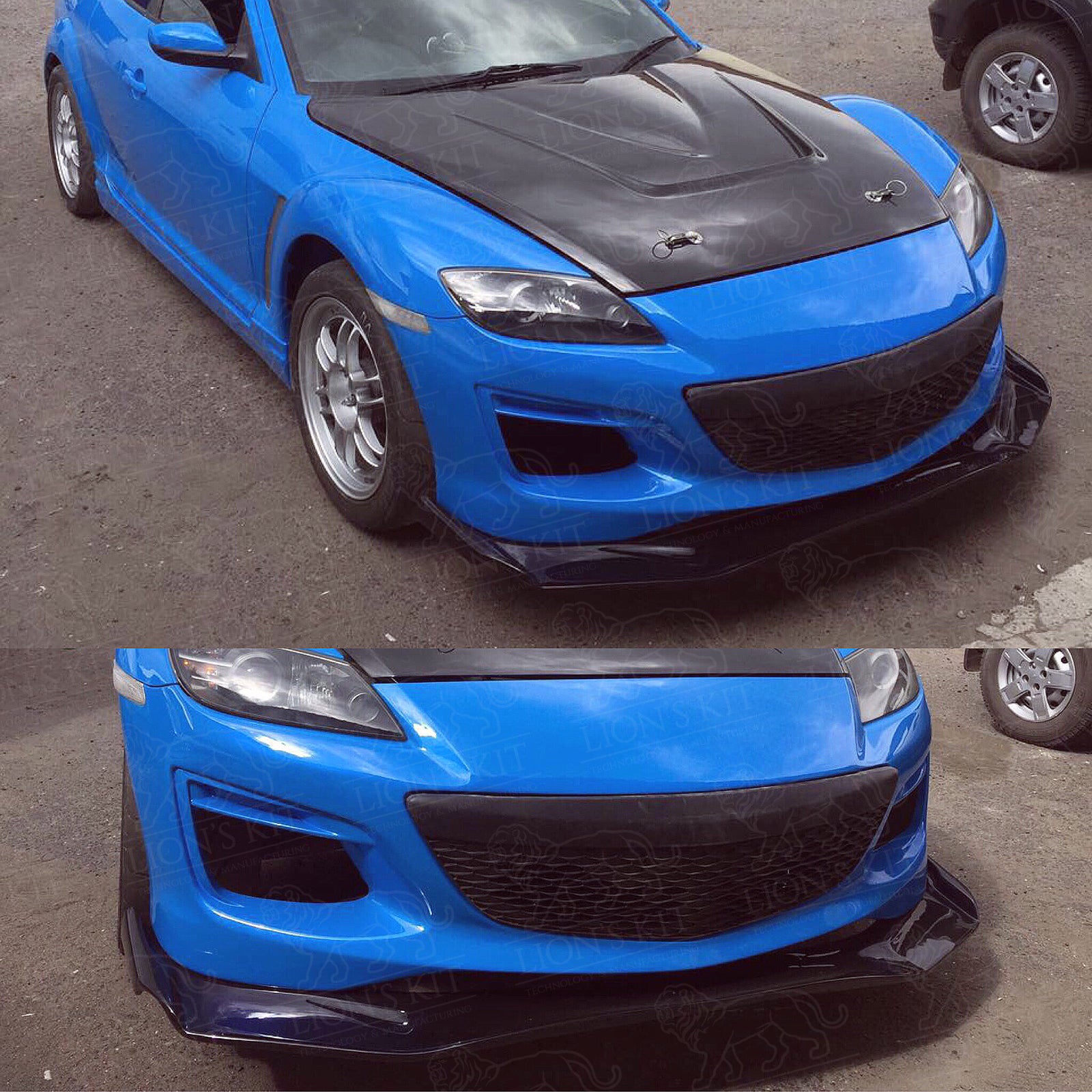 Predný splitter nárazníka R2/R3 Mazda RX-8 SE3P S2 2008–2012