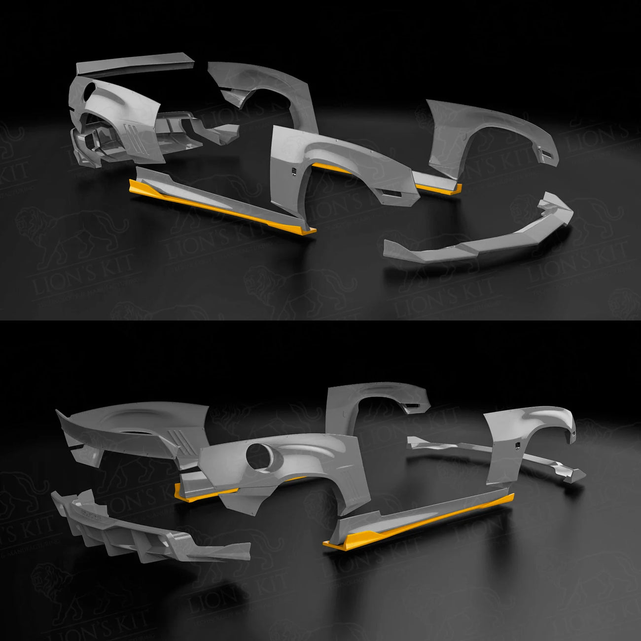 Splittery bočných prahov Chevrolet Camaro V 2009–2015