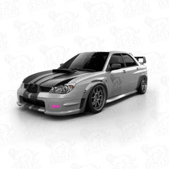 Rozšírenia predných blatníkov Subaru Impreza WRX STI II Hawkeye GD Sedan +50 mm