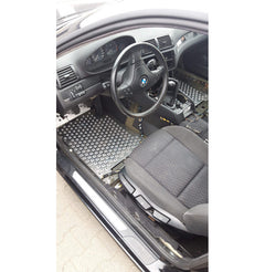 Hliníková podlaha BMW E46 – floor plates (driver + passenger set)