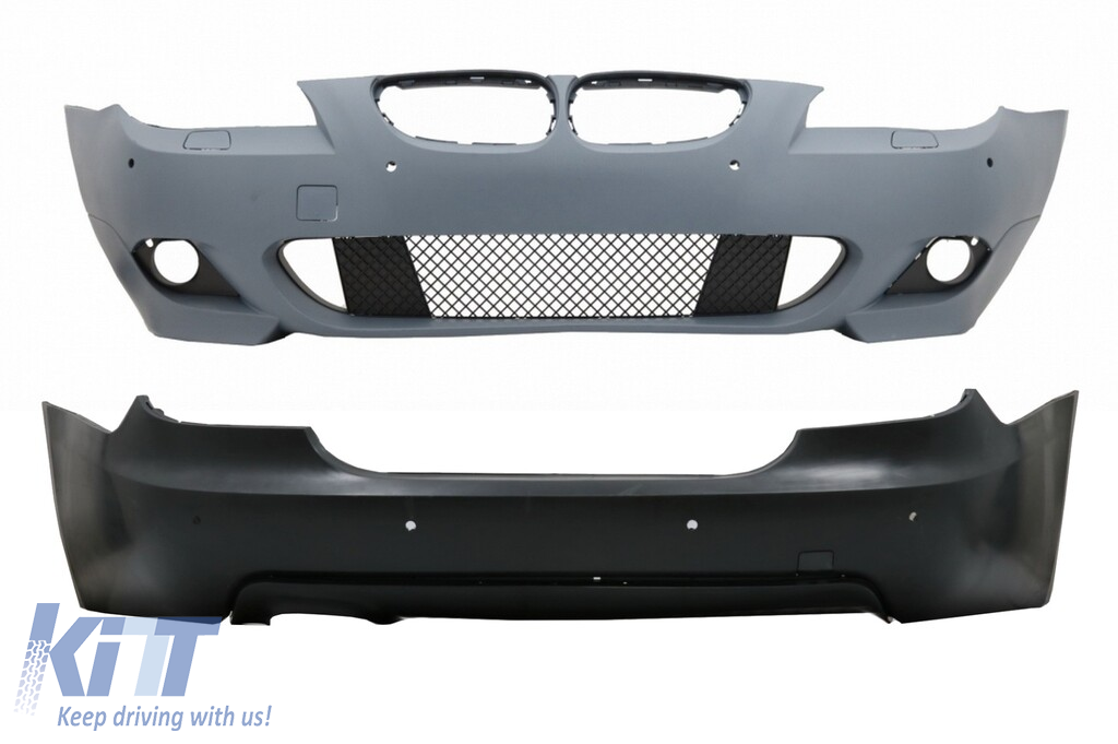 M-Technik body kit pre BMW radu 5 E60 LCI 2007–2010 (PDC 18mm, predný + zadný nárazník)