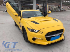 Complete Body Kit for Ford Mustang Mk6 (2015–2019) Coupe LED Lights + GT500 Spoiler