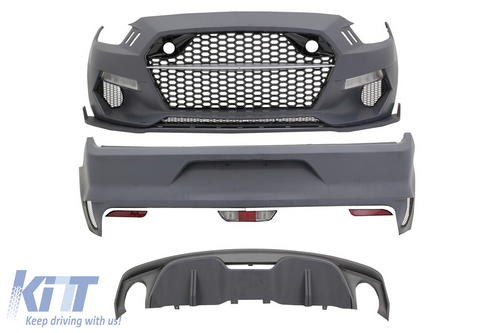 Kompletný bodykit pre Ford Mustang Mk6 (2015–2019) Coupe LED svetlá + GT500 spojler