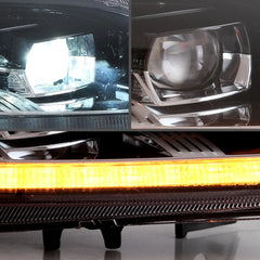 Tuning front LED headlights Mazda 6 (2003–2008) projector type