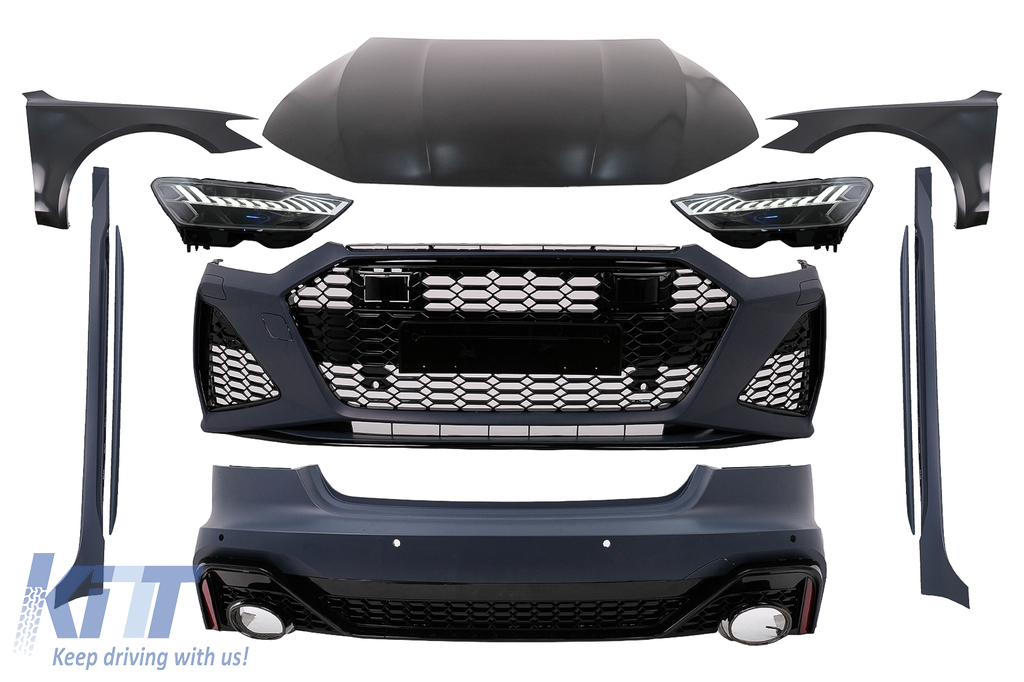 Widebody Bodykit Audi A7 4G Facelift (2015–2017) RS 2020+ Conversion