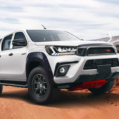 Tuning front LED projector headlights Toyota Hilux (2015–2020)