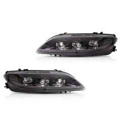 Tuning front LED headlights Mazda 6 (2003–2008) projector type