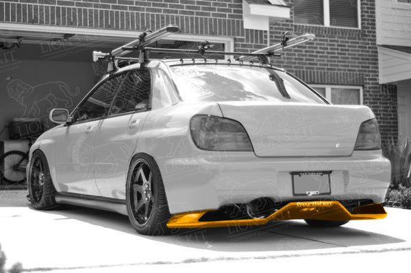 Zadný difúzor nárazníka Subaru Impreza WRX STI II GD/GG Sedan/Wagon 2000–2007