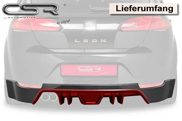 Zadný difúzor Seat Leon 1P 2005-2009