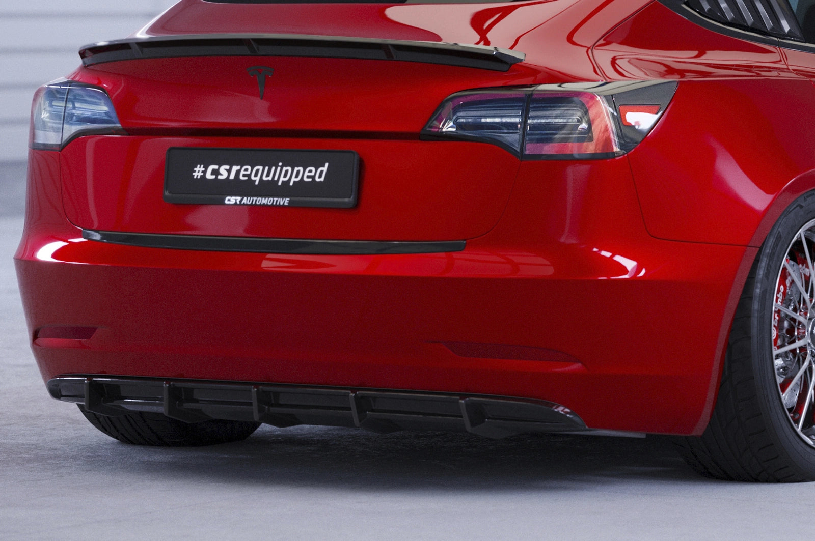 Zadný difúzor Tesla Model 3 2017–09/2023 (pred facelift)