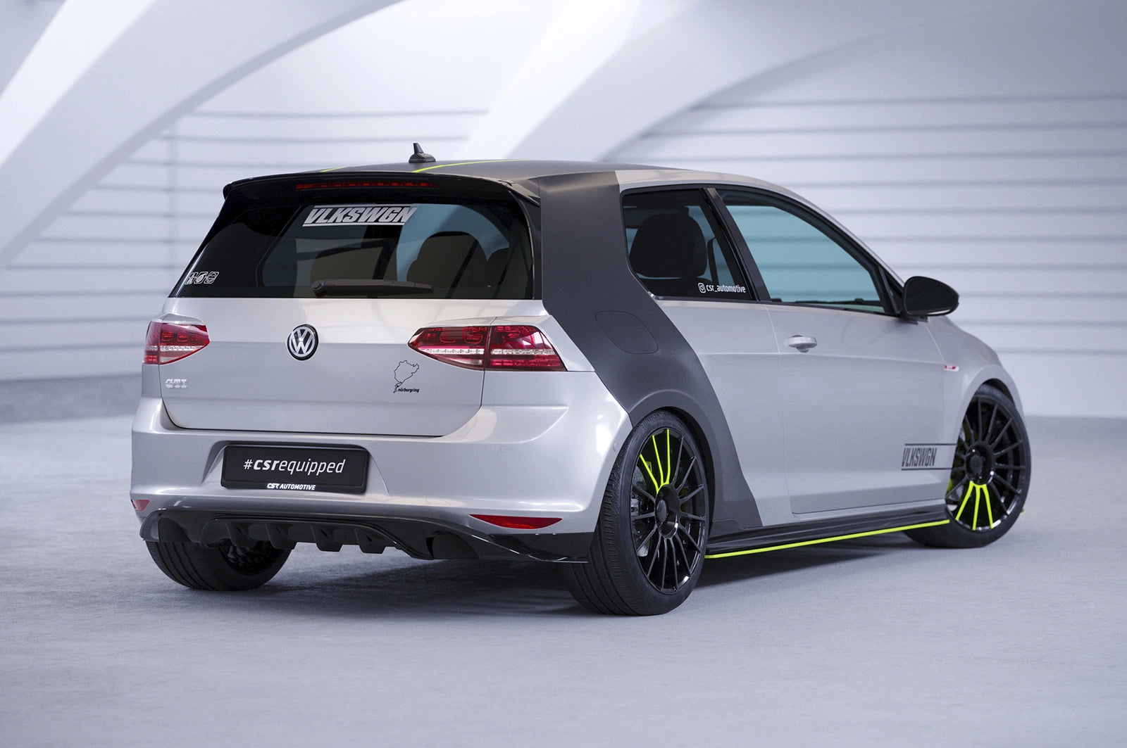 Difúzor VW Golf 7 (základná verzia, predfacelift 2012–2017)