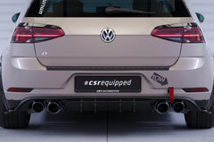 Rear diffuser VW Golf 7 R facelift (2017–2021)