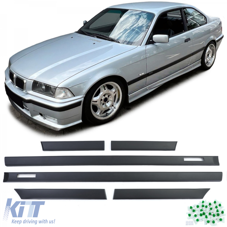 Door Side Mouldings Sport M for BMW 3 Series E36 Coupe Cabrio (1990–1999)
