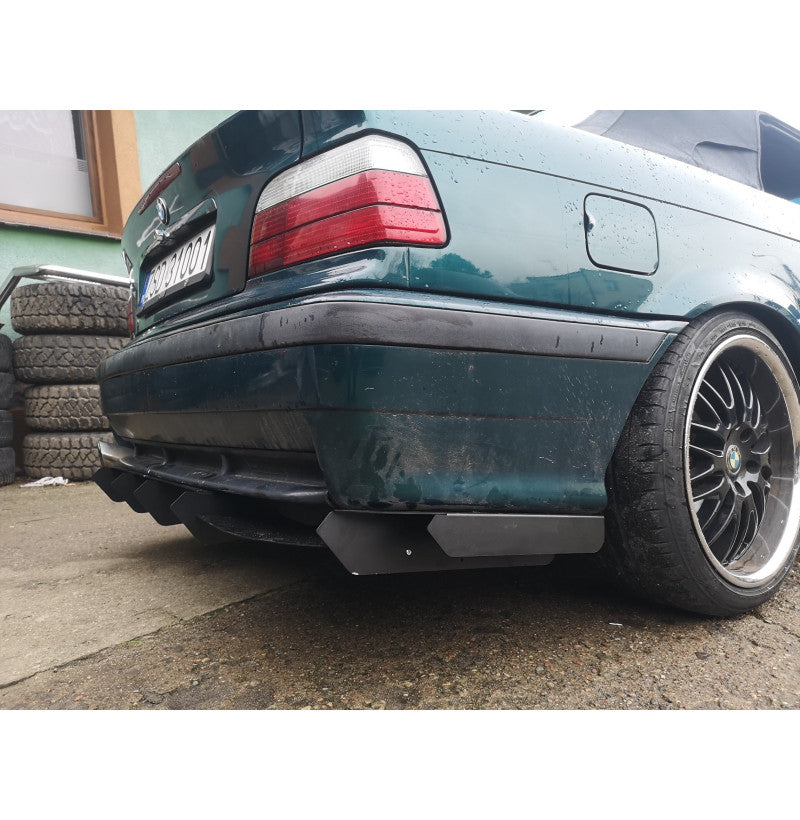 Difúzor zadného nárazníka BMW E36 M-package / M3 – nastaviteľný hliníkový