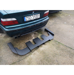BMW E36 M-package / M3 rear bumper diffuser – adjustable aluminum
