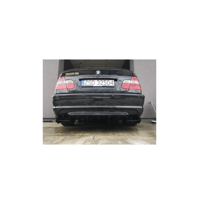Difúzor zadného nárazníka BMW E46 M-packet – nastaviteľný hliníkový