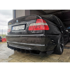 BMW E46 M-packet Rear Bumper Diffuser – Adjustable Aluminum